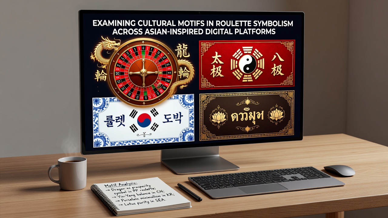Asian-inspired roulette wheel featuring dragon motifs and red accents on a digital platform interface