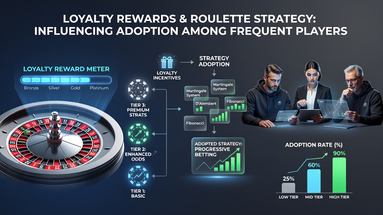 Digital casino loyalty dashboard showing roulette player points accumulation and reward tiers