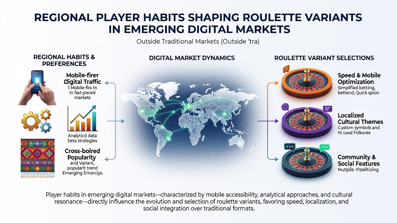 Roulette gameplay sessions on digital platforms reflecting regional preferences in emerging markets