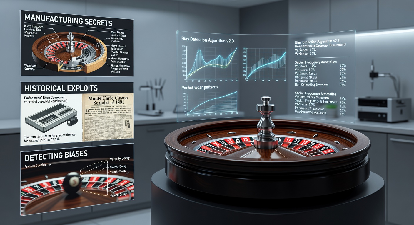 Vintage roulette wheel from a historic casino, illustrating early manufacturing techniques and wear patterns