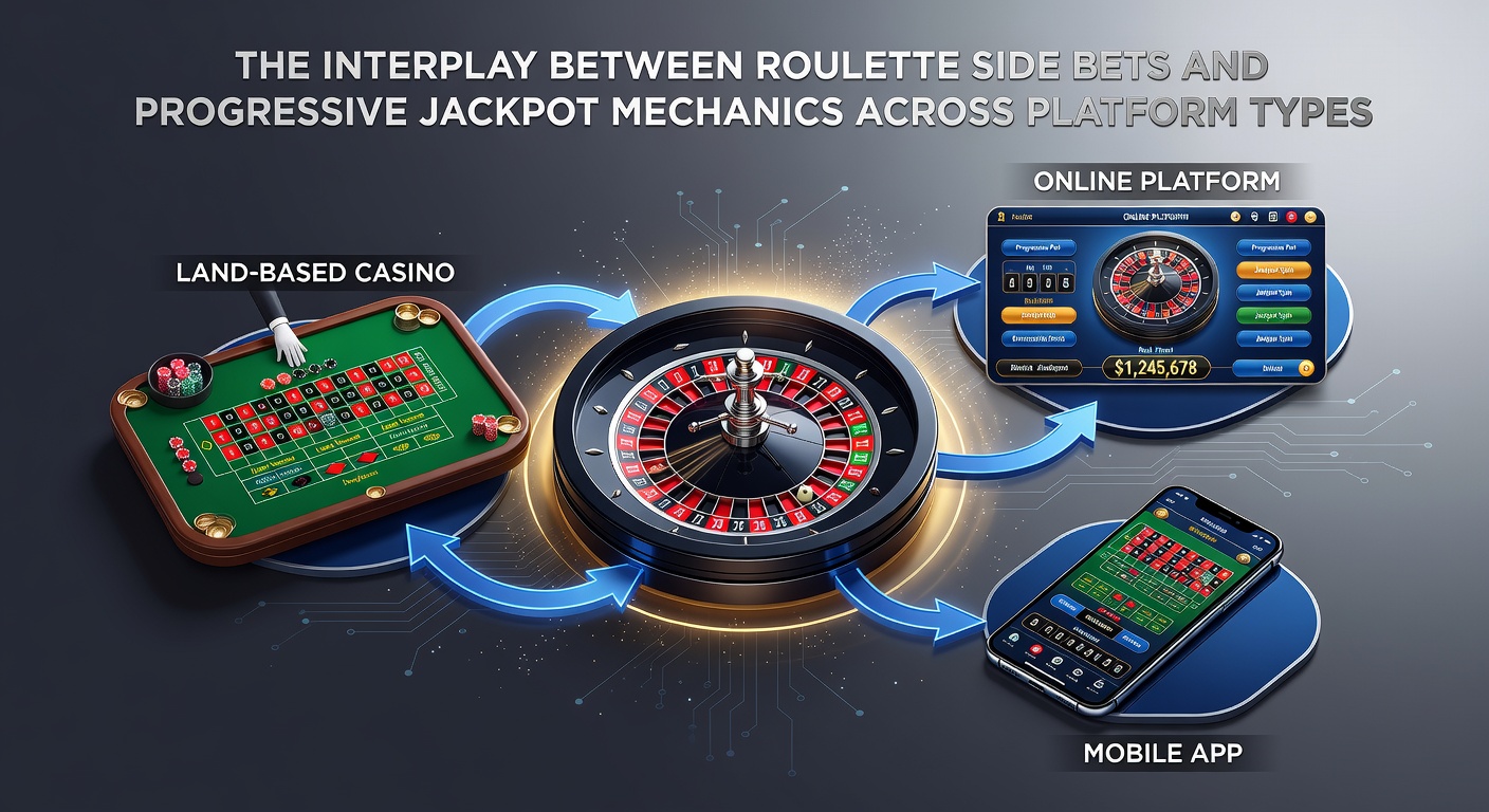Mobile and desktop roulette interfaces showing progressive jackpot meters side by side