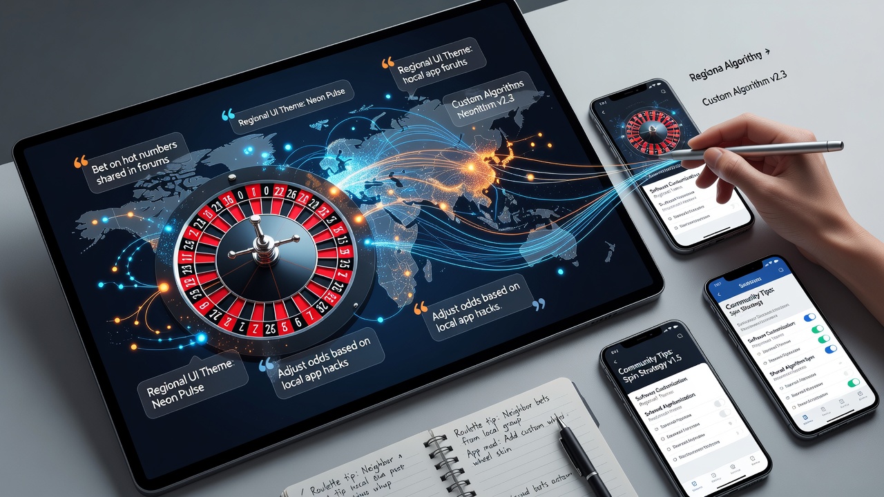 Mobile app developers reviewing community roulette tip forums for feature updates